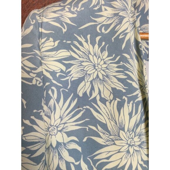 Vintage That's Me Women's Jacket Size 9/10 and Skirt Size 11/12 Set Floral Blue - Picture 3 of 14